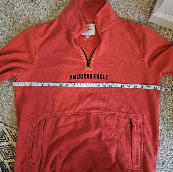 American Eagle Outfitters Men's AE 1/4 Zip Sweatshirt Size Large Tall LT - Picture 5 of 5